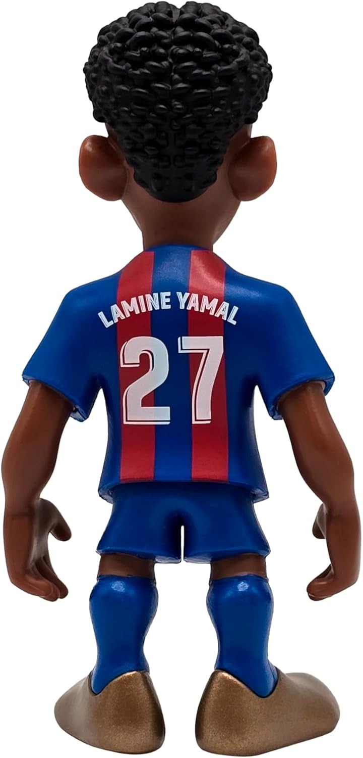 Figura Coleccionable Mini M Barcelona Lamine Yamal (Azul Marino)