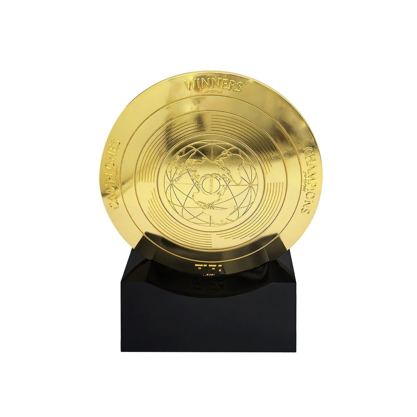 F Club Copa Mundial 2025 122mm Trofeo Réplica con Caja de Exhibición