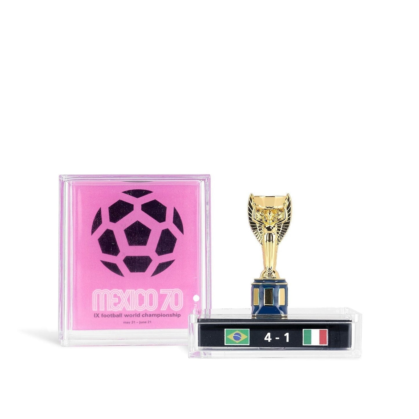 45mm Licenciada 1970 F Copa Mundial Trofeo Réplica - Brasil