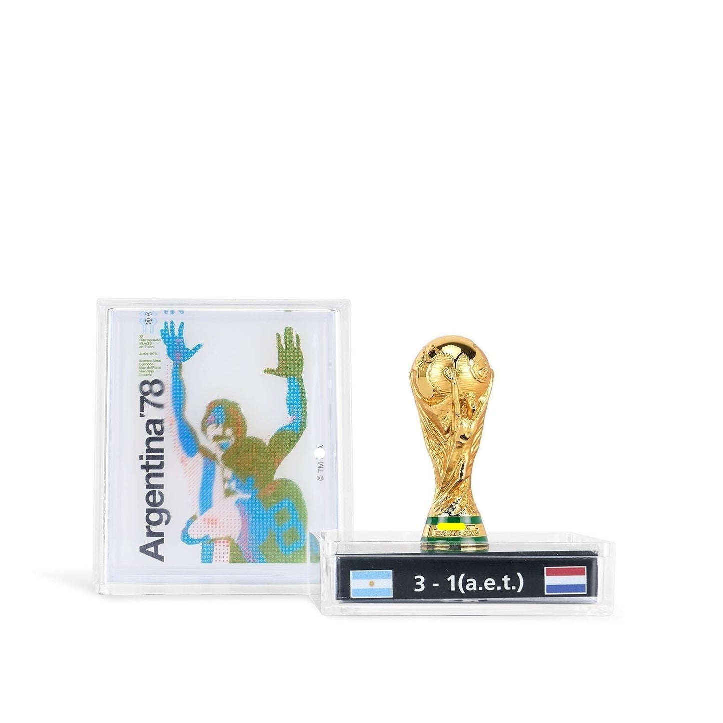 45mm Licenciada 1978 F Copa Mundial Trofeo Réplica - Argentina