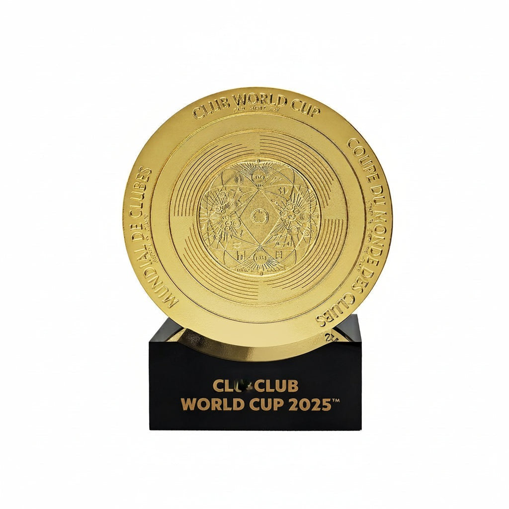 F Club Copa Mundial 2025 122mm Trofeo Réplica con Caja de Exhibición