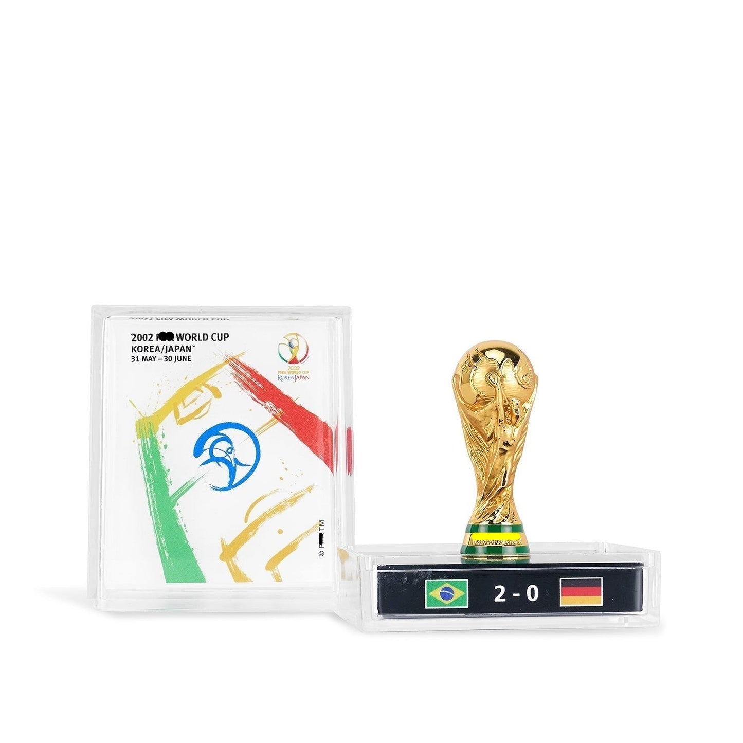 45mm Licenciada 2002 F Copa Mundial Trofeo Réplica - Brasil