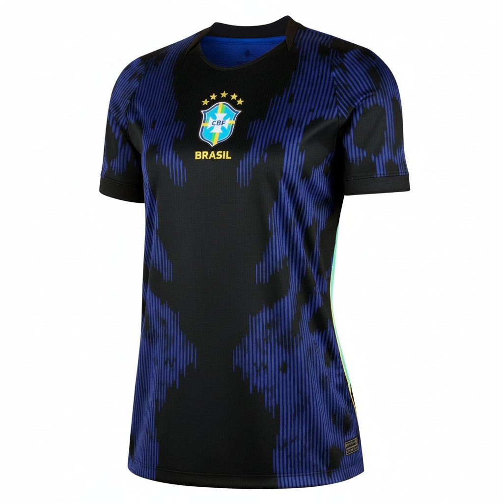 Brasil 2026 Camiseta Visitante Auténtica - Mujer