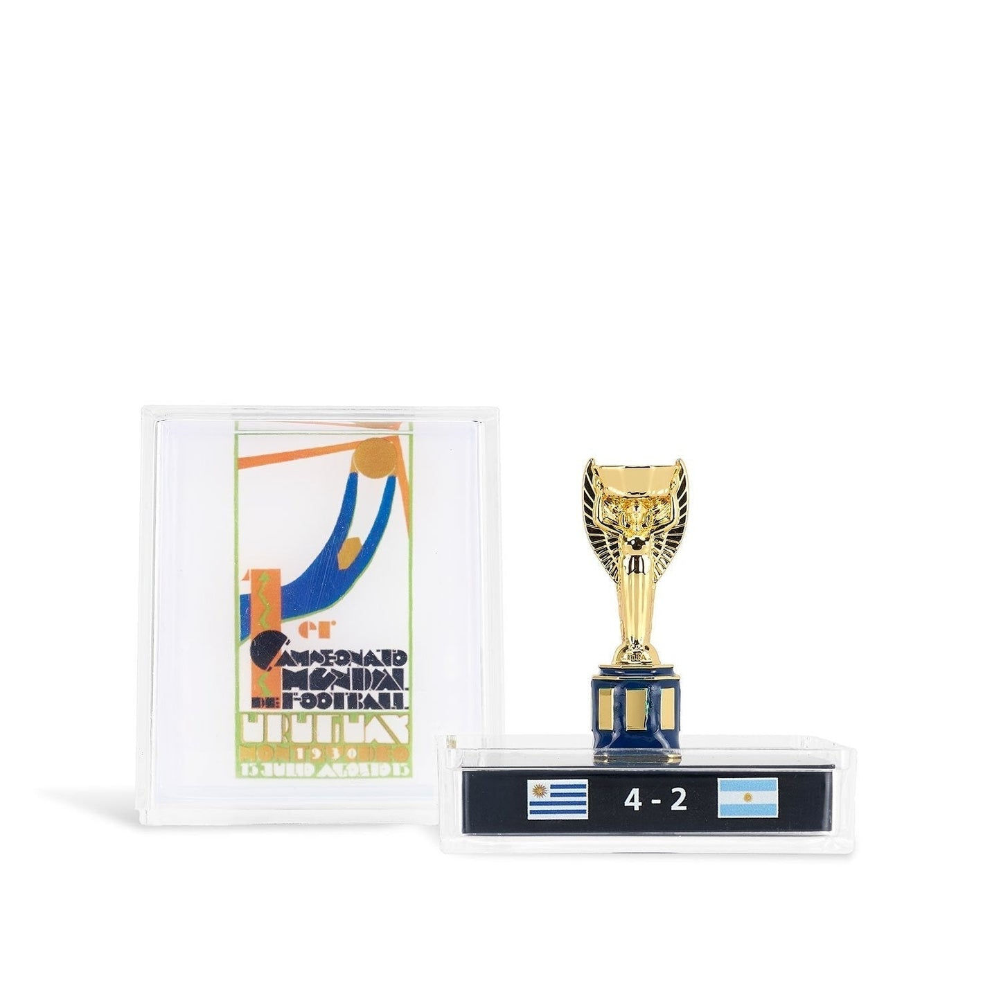 45mm Licenciada 1930 F Copa Mundial Trofeo Réplica - Uruguay