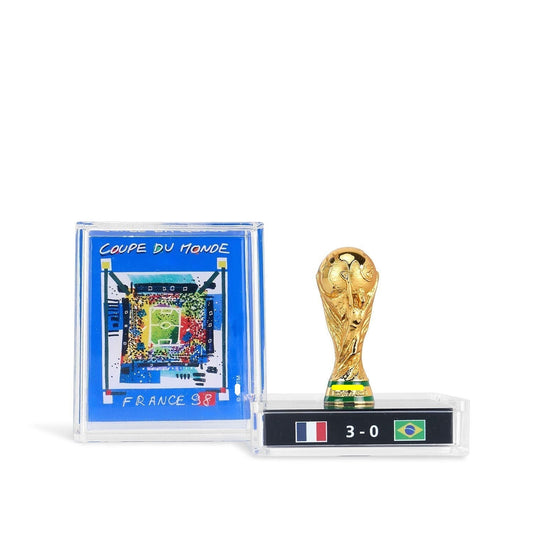 45mm Licenciada 1998 F Copa Mundial Trofeo Réplica - Francia