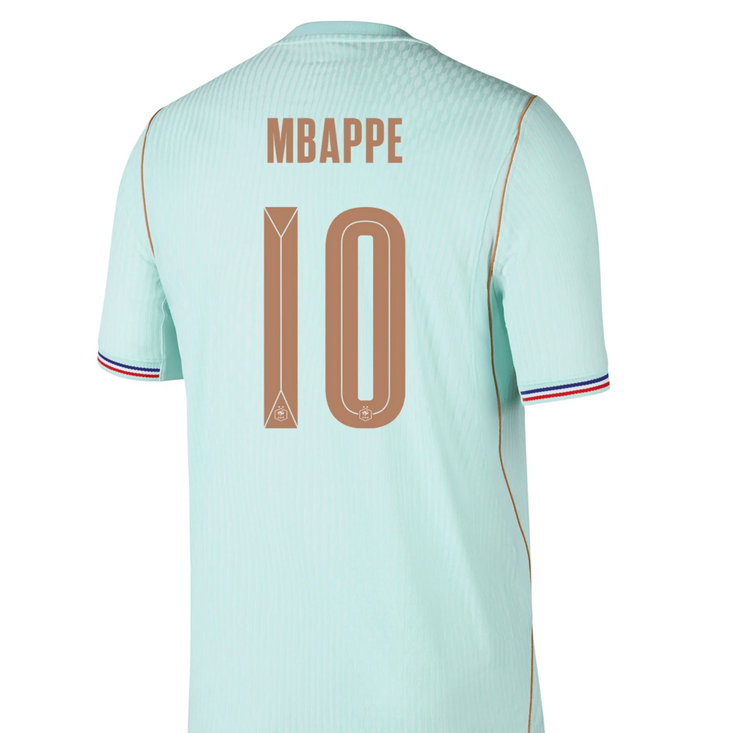 N Camiseta Visitante Auténtica Match Francia Kylian Mbappe 2026 para Hombre (Igloo/Monarca)