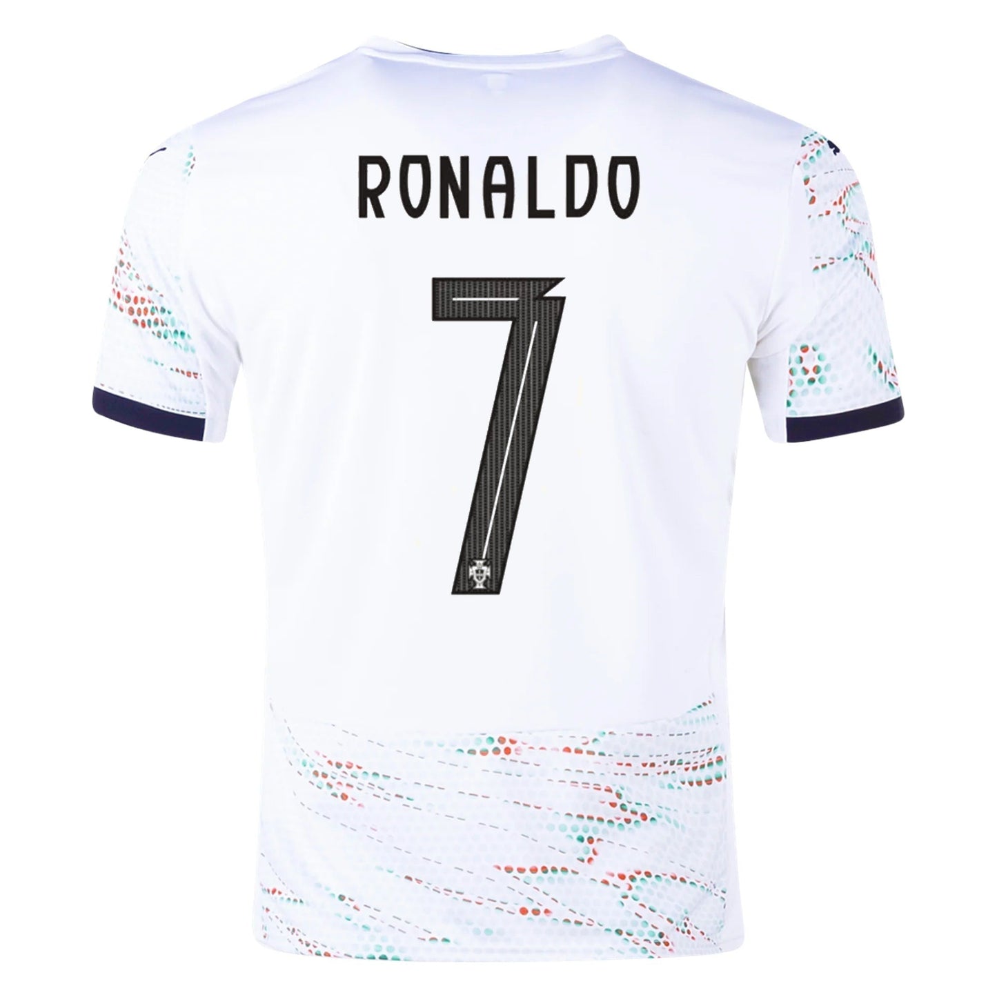 P Camiseta Visitante Portugal Cristiano Ronaldo 25/26 (Blanco P/Negro P)